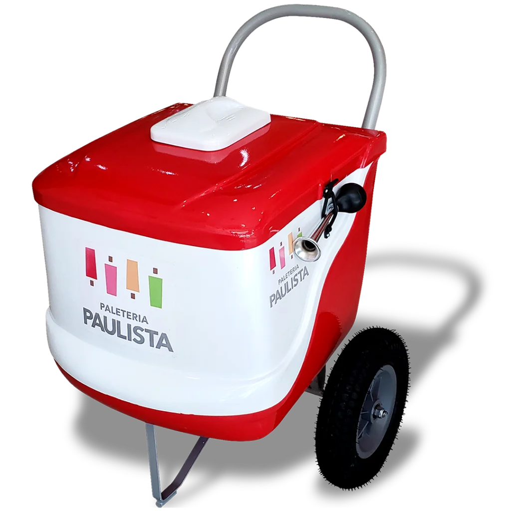 Carrinho de paletas da Paleteria Paulista para eventos