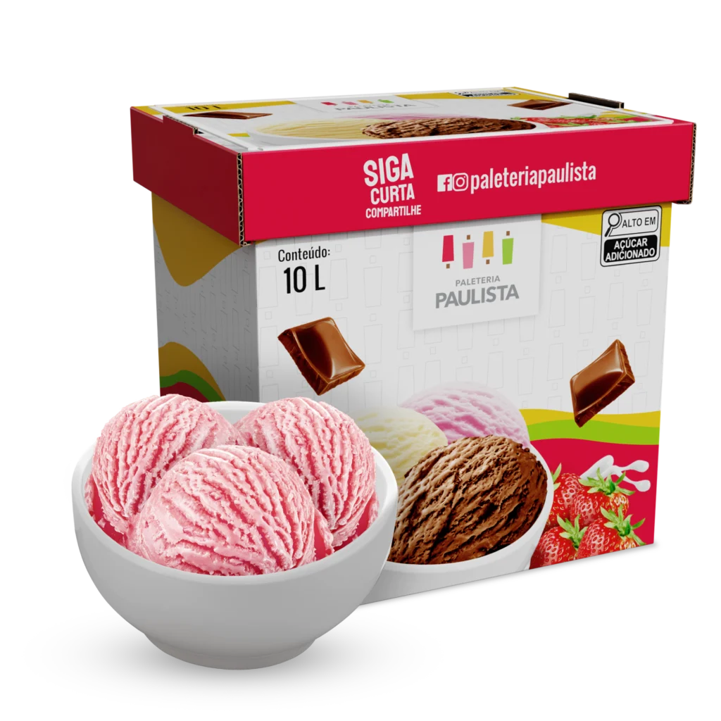 Sabor de paleta mexicana da Paleteria Paulista