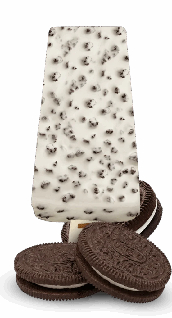 Paleta cremosa 70g sabor cookies da Paleteria Paulista