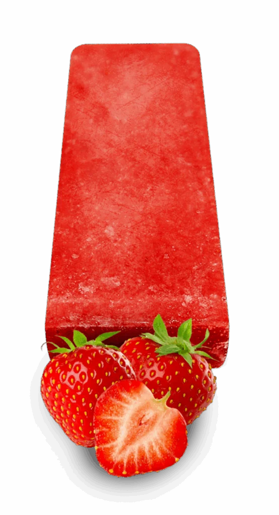 Paleta mexicana frutada 70g sabor morango da Paleteria Paulista